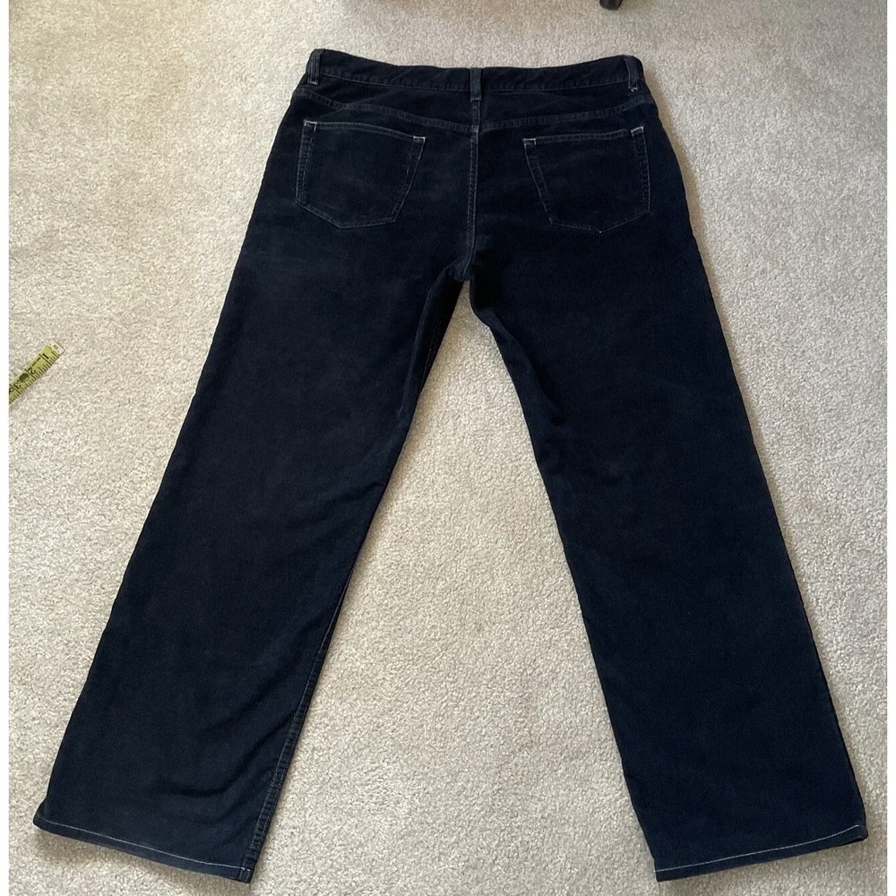 VTG Marc Jacobs Made in Italy Black Corduroy Pants Gibo SpA Men's US 38 RARE Y2K